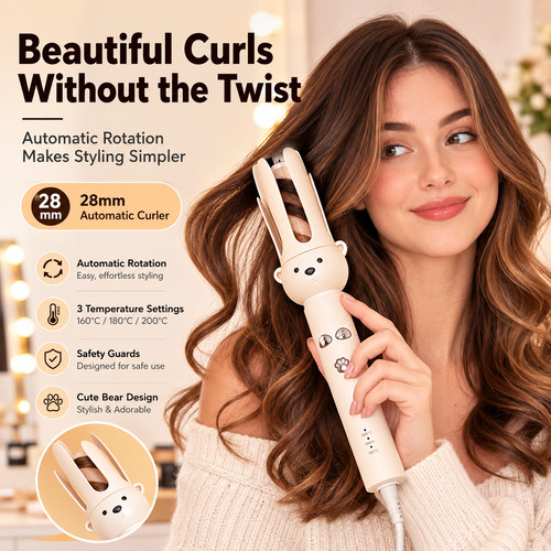 Automatic hair curler 28mm - hair,