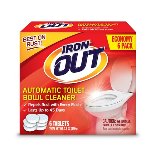 Iron out automatic toilet bowl - out,
