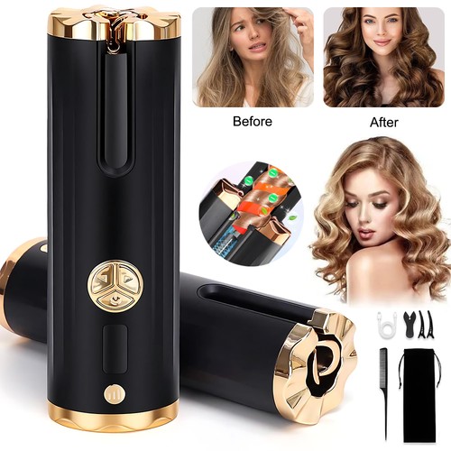 Automatic hair curler cordless - curler,