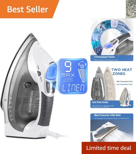 Luxury steam iron with - luxury,
