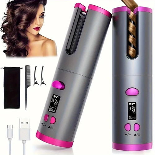 Cordless automatic hair curler - cordless,